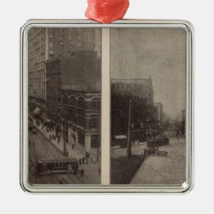 Views wealth, enterprise, Seattle, Wash Metal Tree Decoration