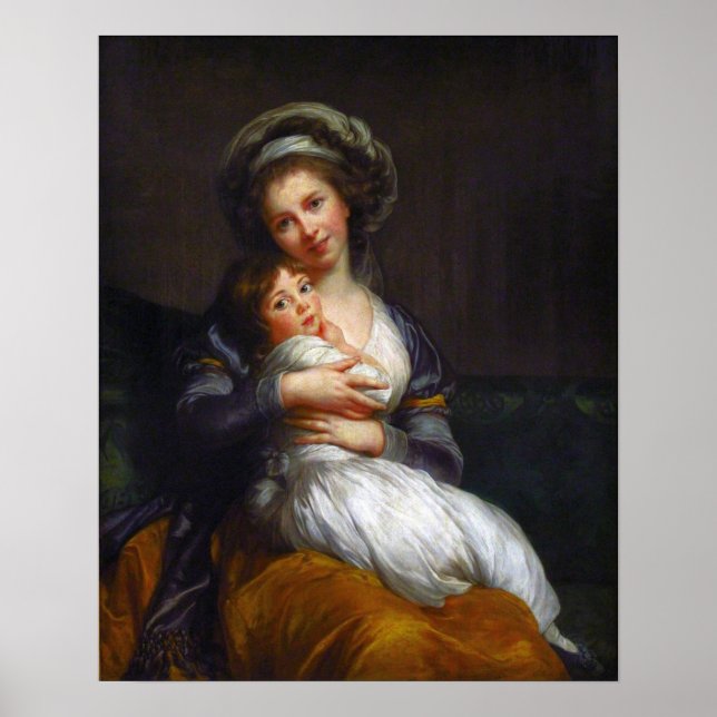 Vigée Le Brun - Artist And Her Daughter Poster (Front)