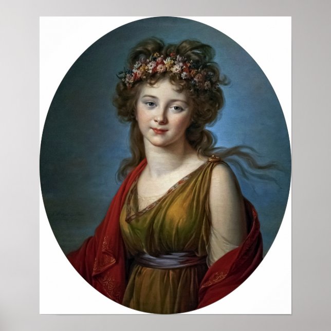 Vigée Le Brun - Countess Kagenek In Flora Poster (Front)