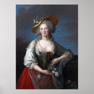Vigée Le Brun - Elisabeth Of France Versailles Poster