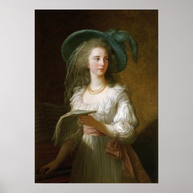 Vigée Le Brun — Gabrielle De Polastron Poster (Front)