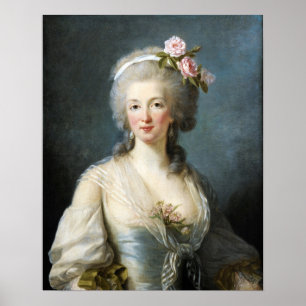Vigée Le Brun - Jeanne Lamotte Valois Poster