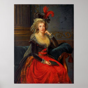 Vigée Le Brun - Maria Karolina Konigin Poster