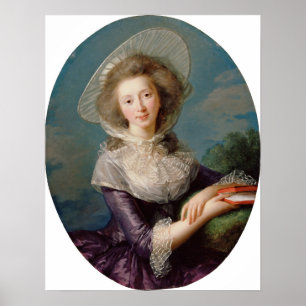 Vigée Le Brun - Vicomtesse De Vaudreuil Poster