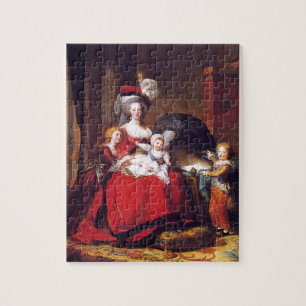 Vigée-Lebrun - Marie Antoinette and her children Jigsaw Puzzle