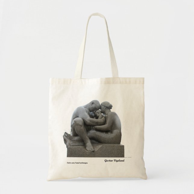 Vigeland sculpture (Oslo, Norway) - tote bag (Front)