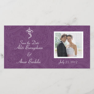 Vighneshvara Wedding Save the Date Photo Cards