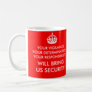 Vigilance, Determination & Responsibility Mug