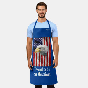 Vigilant Eagle, The American Flag, Patriotic Apron