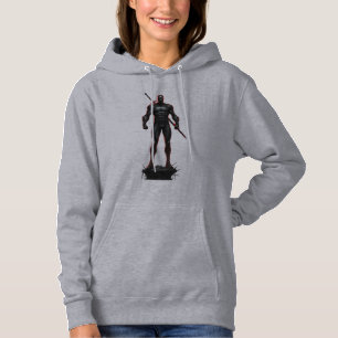 Vigilante Silhouette   Spooky Action Graphic Hoodie