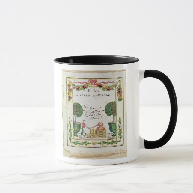 Vignette of 'Eau de Fleur d'Orange' Mug (Right)