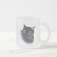 Vignette of Tortoise Shell Cat Face Mug