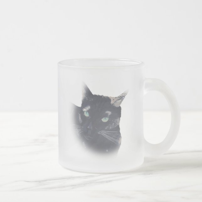 Vignette of Tortoise Shell Cat Face Mug (Right)