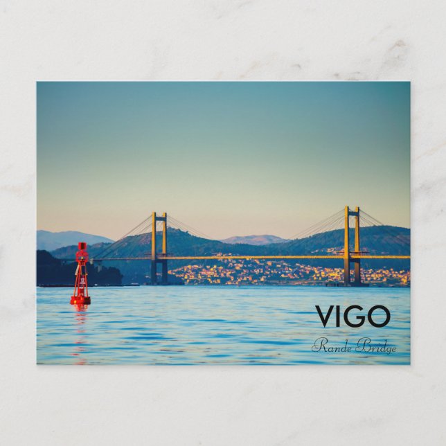 Vigo, Rande Bridge Postcard (Front)