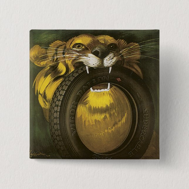 Vigour 15 Cm Square Badge (Front)