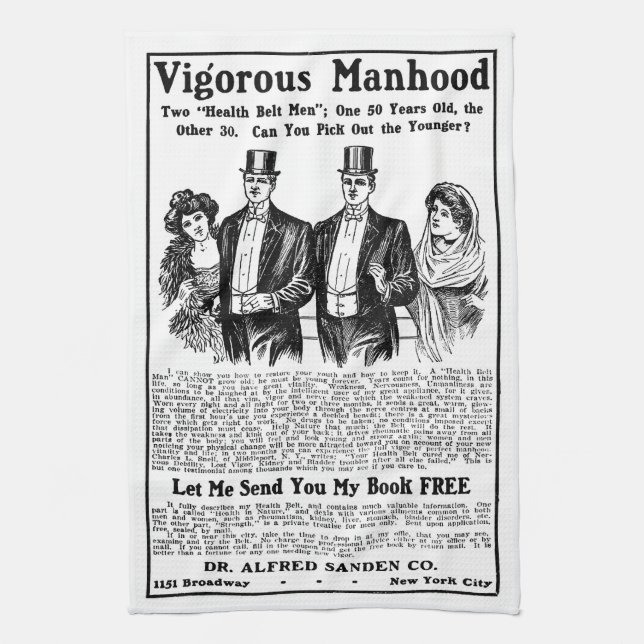 Vigourous Manhood Kitchen Towel (Vertical)