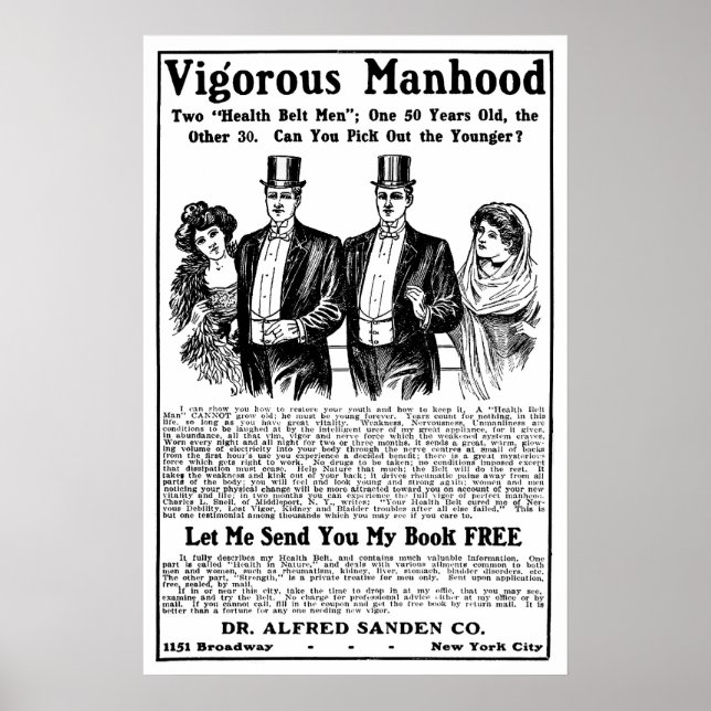Vigourous Manhood - Vintage Print (Front)