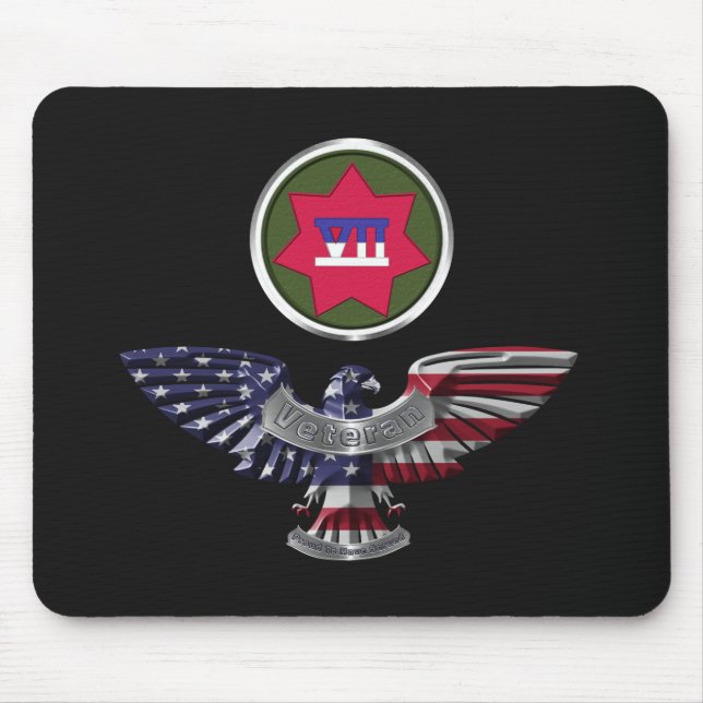 VII Armored Corps Eagle Mouse Mat (Front)