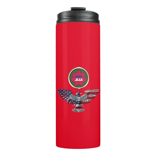 VII Armoured Corps Eagle Thermal Tumbler (Front)