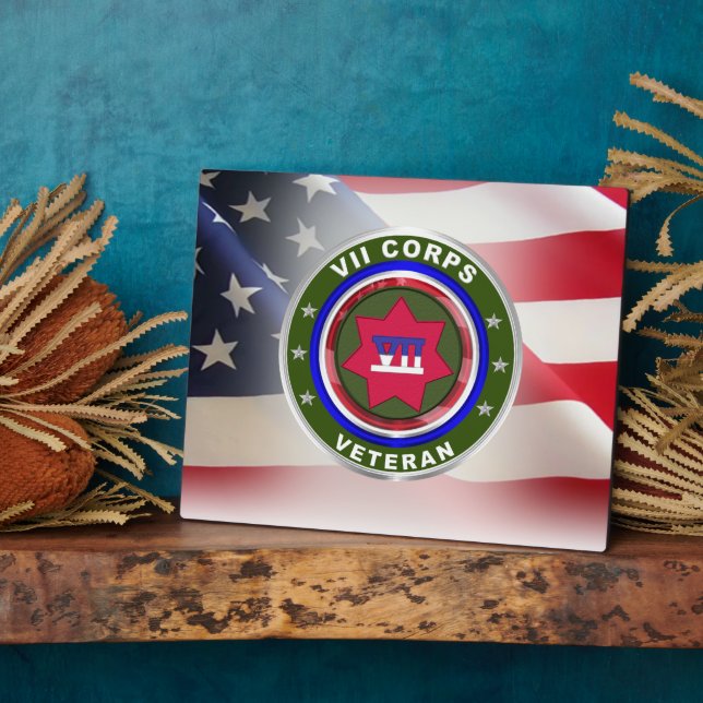 VII Corps Veteran Plaque (Side)