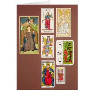 VIII Justice, seven tarot cards