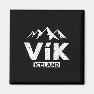 Vik Iceland Icelandic Pride Black Sand Beaches Gla Magnet