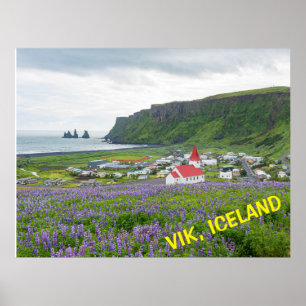 VIK, ICELAND POSTER