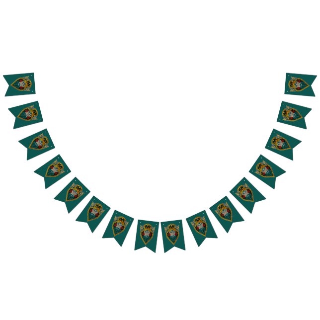Viking Age Portrait Metallic Look Bunting (All)