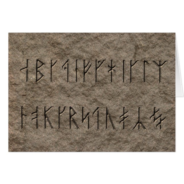 Viking Alphabet (Front Horizontal)