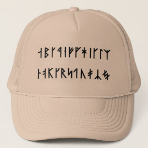 Viking Alphabet Trucker Hat