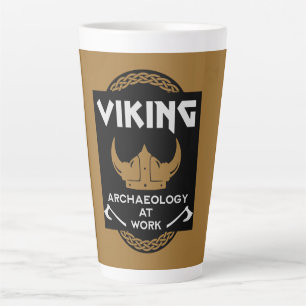 Viking Archaeology Latte Mug