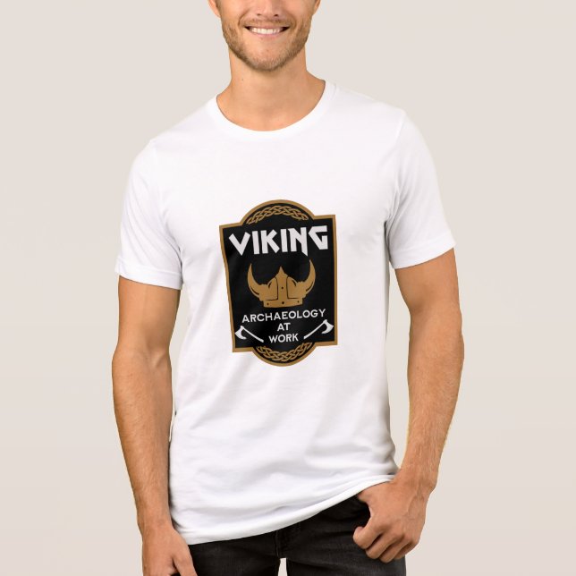Viking Archaeology Tri-Blend Shirt (Front)