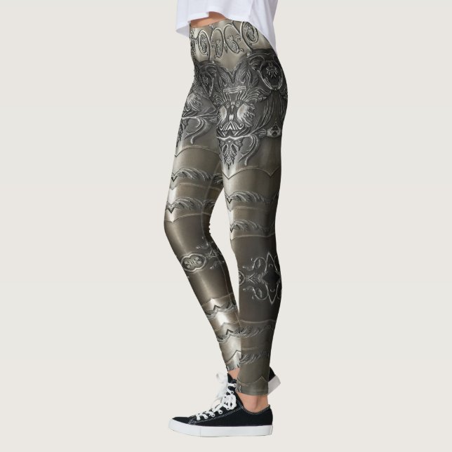 Viking  Armor Abstract design Leggings (Left)