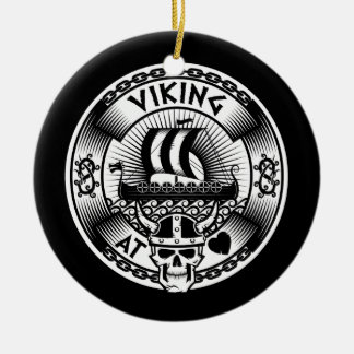 Viking at Heart Ceramic Tree Decoration