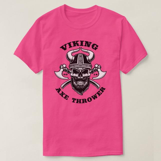 Viking Axe Throwing T-Shirt (Design Front)