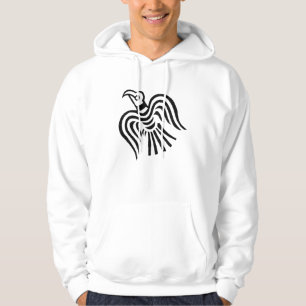 Viking Banner Raven Symbol Hoodie