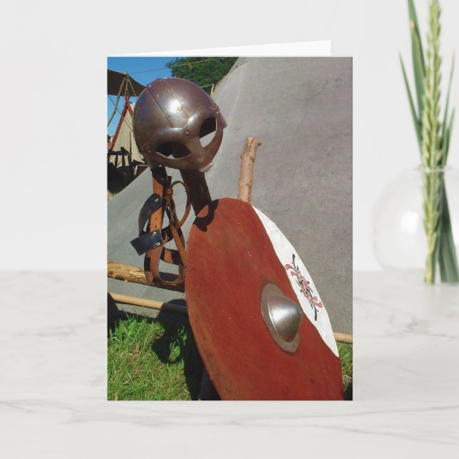 Viking Battle Gear, greeting card (Front)