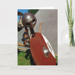 Viking Battle Gear, greeting card