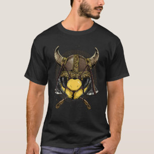 Viking Bee Renaissance Mediaeval Norse Pagan Valha T-Shirt