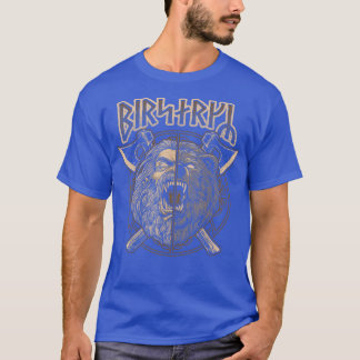 Viking Berserker Norse Pagan Bear Warrior Runes  T-Shirt