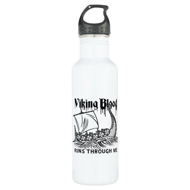 Viking blood 710 ml water bottle (Front)