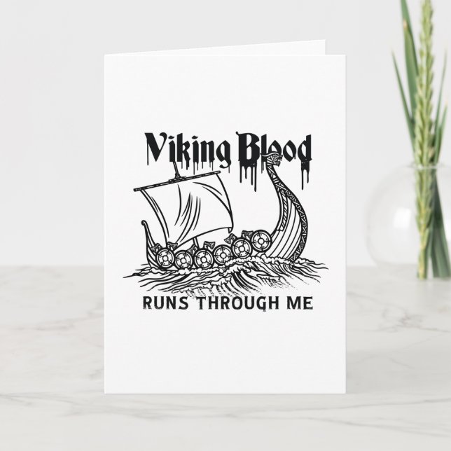 Viking blood card (Front)