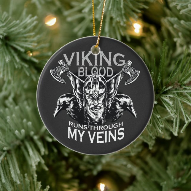 Viking blood ceramic tree decoration (Tree)