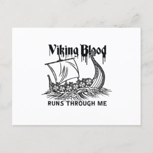 Viking blood postcard