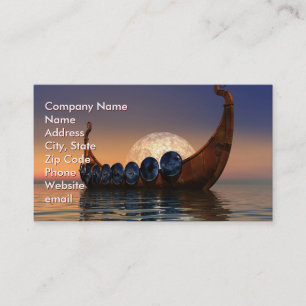 Viking Boat 2 Business Card