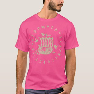 Viking Boat Viking Ship Viking Rune T-Shirt