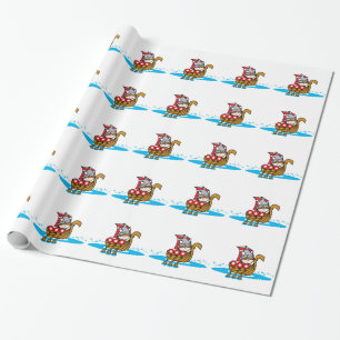 Viking Boy Wrapping Paper