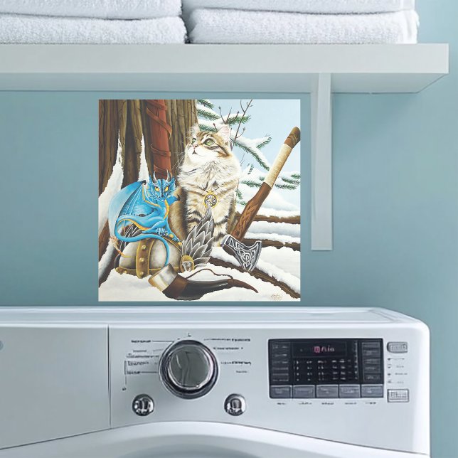 Viking Cat Blue Dragon (Creator Uploaded)