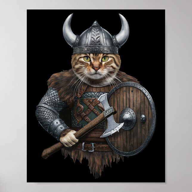 Viking Cat  Poster (Front)