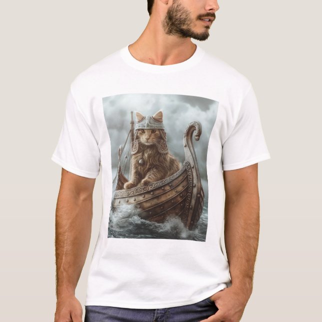 Viking Cat T-Shirt (Front)
